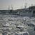 流氷に閉ざされる稚内港（２０１２年３月上旬撮影。瀬戸漁業提供）