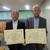 栃木の町田元専務理事（写真右）と山梨の菅原元専務理事を顕彰した