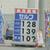 １２８円のガソリン価格を表示するＳＳ（茨城県水戸市内）