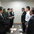 大阪石商は府警察に犯人逮捕を強く要請した（写真左から２人目が安井理事長。３人目が朝倉顧問）