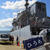 日本海を守る自衛艦「ひうち」に燃料供給するオガタのローリー（石川県・七尾港）