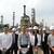 ＥＨＩＭＥ石油青年部と合同で視察を行った広島県石油業青年部会のメンバー
