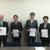 （左から）連携強化を図った小泉、松浦、和久田、中村の各氏