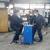 君津市で使用された緊急用の足こぎ式燃料油ポンプも紹介された