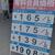 コストコつくばの価格看板、レギュラーは１６５円