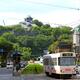 熊本城を望む熊本市の中心市街地